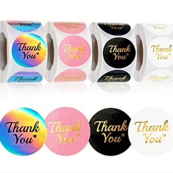 Poly Mailers 50pc Starter Pack w/ 50 Thank you Stickers - Picture 12 of 15